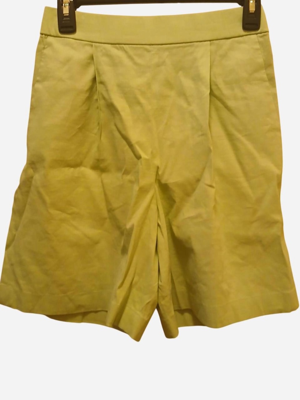 Theory Mint Green Tailored Bermuda Shorts